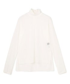 uncrave トリコットシフォン タートルトップス