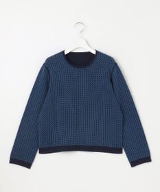 自由区 【WEB限定カラーあり・洗える】リバーシブルニット セットアップ(プルオーバー×フレアスカート)