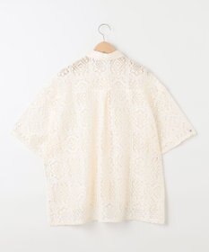 SHARE PARK LADIES オーバーサイズレースシャツ