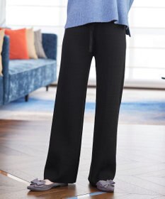 Tiaclasse 裏シャギージャガードニットパンツ