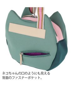 tsumori chisato CARRY ネコかおウレタン ショルダーバッグ 小サイズ 猫モチーフ