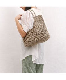 UNBILLION カシュカシュ cachecache / 柄編みベーシックトート