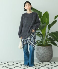 AMERICAN HOLIC チェックレイヤードスカート