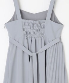 Feroux 【洗える】プリーツコンビ ジャンパースカート