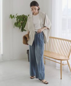 WEGO 【ANGIE VINTAGE】デニムイージーパンツ