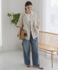 WEGO 【ANGIE VINTAGE】デニムイージーパンツ