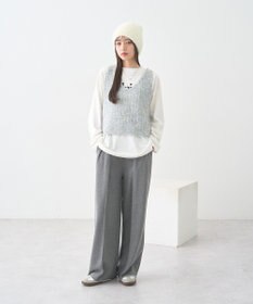 earth music&ecology ＭＩＸカラーブークレニットビスチェ