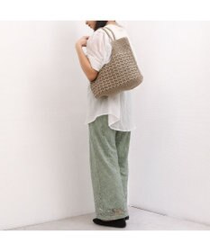 UNBILLION カシュカシュ cachecache / 柄編みベーシックトート