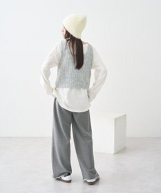 earth music&ecology ＭＩＸカラーブークレニットビスチェ