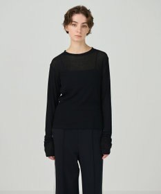 GRACE CONTINENTAL シアーテレコカットソー