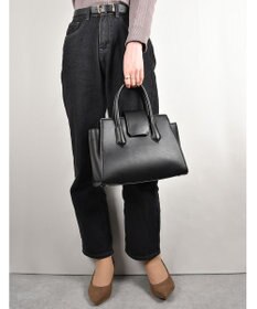 LA BAGAGERIE 【MONICA】ベルテッド2WAYハンドバッグ