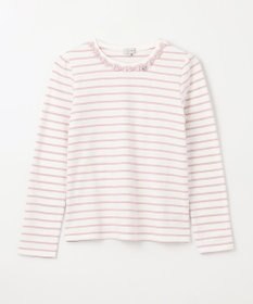 ANY KIDS リボン×ボーダー長袖Tシャツ