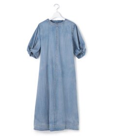 J.PRESS YORK STREET 【WOMEN】ライトダンガリー ツイストスリーブワンピ－ス