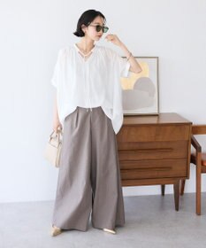 CRAFT STANDARD BOUTIQUE ヴィンテージボイルタイ付ブラウス