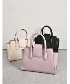 LA BAGAGERIE 【MONICA】ベルテッド2WAYハンドバッグ