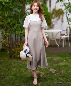 ANY SIS L 【美人百花6月号掲載】カットドビー ブラウス