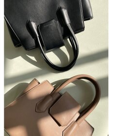 LA BAGAGERIE 【MONICA】ベルテッド2WAYハンドバッグ