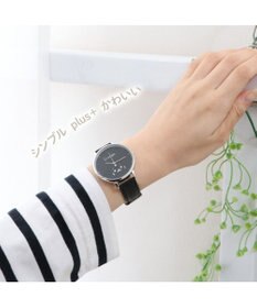 Mother garden しろたん 合皮 腕時計 《ホワイト/ブラック》