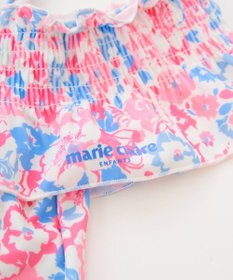 OP／FILA 【marie claire ENFANTS】花柄オフショルセパレートワンピース水着
