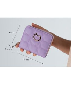 tsumori chisato CARRY ラインネコ ラウンドファスナー2つ折り財布