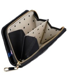 tsumori chisato CARRY ラインネコ ラウンドファスナー2つ折り財布