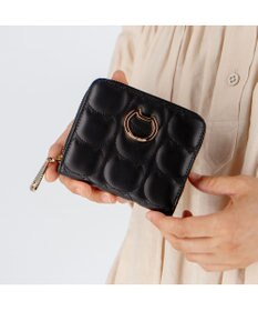tsumori chisato CARRY ラインネコ ラウンドファスナー2つ折り財布