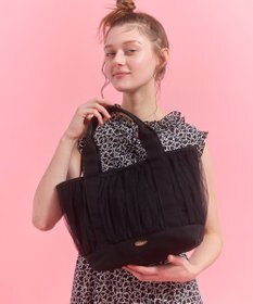 TOCCA GATHER TULLE TOTE キャンバストート