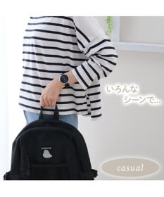 Mother garden しろたん 合皮 腕時計 《ホワイト/ブラック》