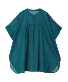 Green Parks 綿麻混ポンチョ風シャツ