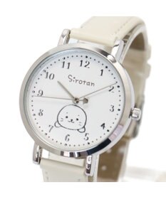 しろたん 合皮 腕時計 《ホワイト/ブラック》 / Mother garden