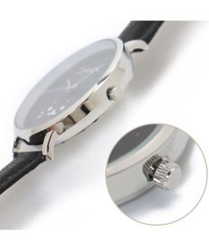 Mother garden しろたん 合皮 腕時計 《ホワイト/ブラック》