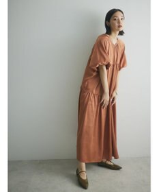 Green Parks armonia．ティアード切り替えワンピース