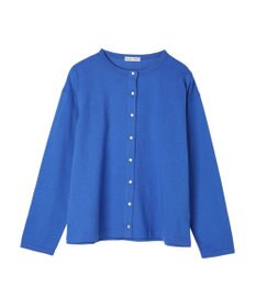 CRAFT STANDARD BOUTIQUE ウ゛ィンテージ風天竺　パール釦クルーカーデＬ／Ｓ