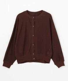 ANY シアーワッフルカーディガン