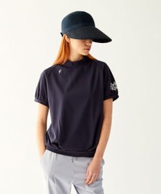23区GOLF 【23Fondation】半袖 モックネックシャツ