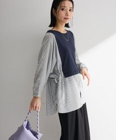 Green Parks 脇リボンドッキングチュニック