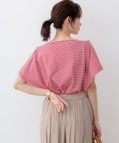 組曲 L 【先行予約】GIZAコットンオフショルダー カットソー