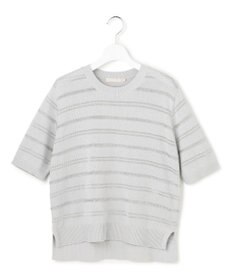 ICB L ルレックスパターン ニットプルオーバー