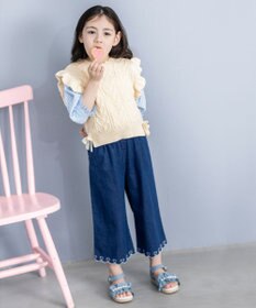 ANY KIDS デニム ガウチョ