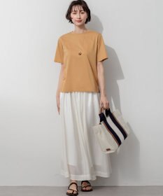 23区 S 【見上愛さん着用】シアーコンフォート クルーネック Tシャツ