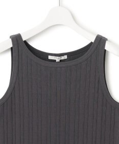 23区 【SLOW/洗える】ランダムリブフライス タンクトップ カットソー