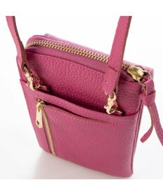 UNBILLION ペルケ perche / 牛革シュリンクタイプモバイルウォレットショルダー　旧8660