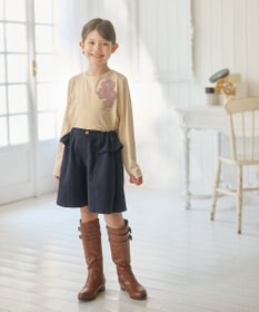 組曲 KIDS 【150-160㎝】ソフトストレッチ ショートパンツ