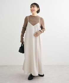 Green Parks 前後２ＷＡＹサテンキャミワンピース