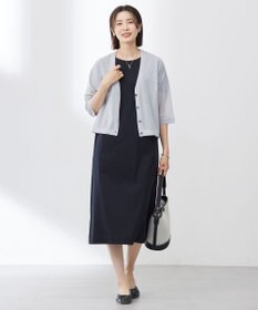 J.PRESS LADIES 【WEB限定カラーあり・洗える】SHEER LIGHT KNIT Vネック カーディガン