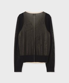 Paul Smith シアーレイヤード 長袖カーディガン