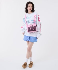 LeSportsac MSGM METRO XBODY/メトロピンクジャカード