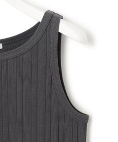 23区 【SLOW/洗える】ランダムリブフライス タンクトップ カットソー