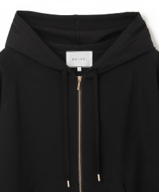 BEIGE， MONSTERA / ストレッチ フーデットニット