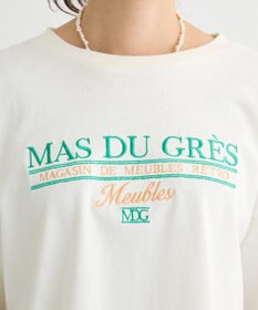 Green Parks 刺繍ロゴクロップドＴシャツ